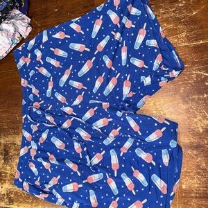 MeUndies Blue Popsicle Athletic Shorts